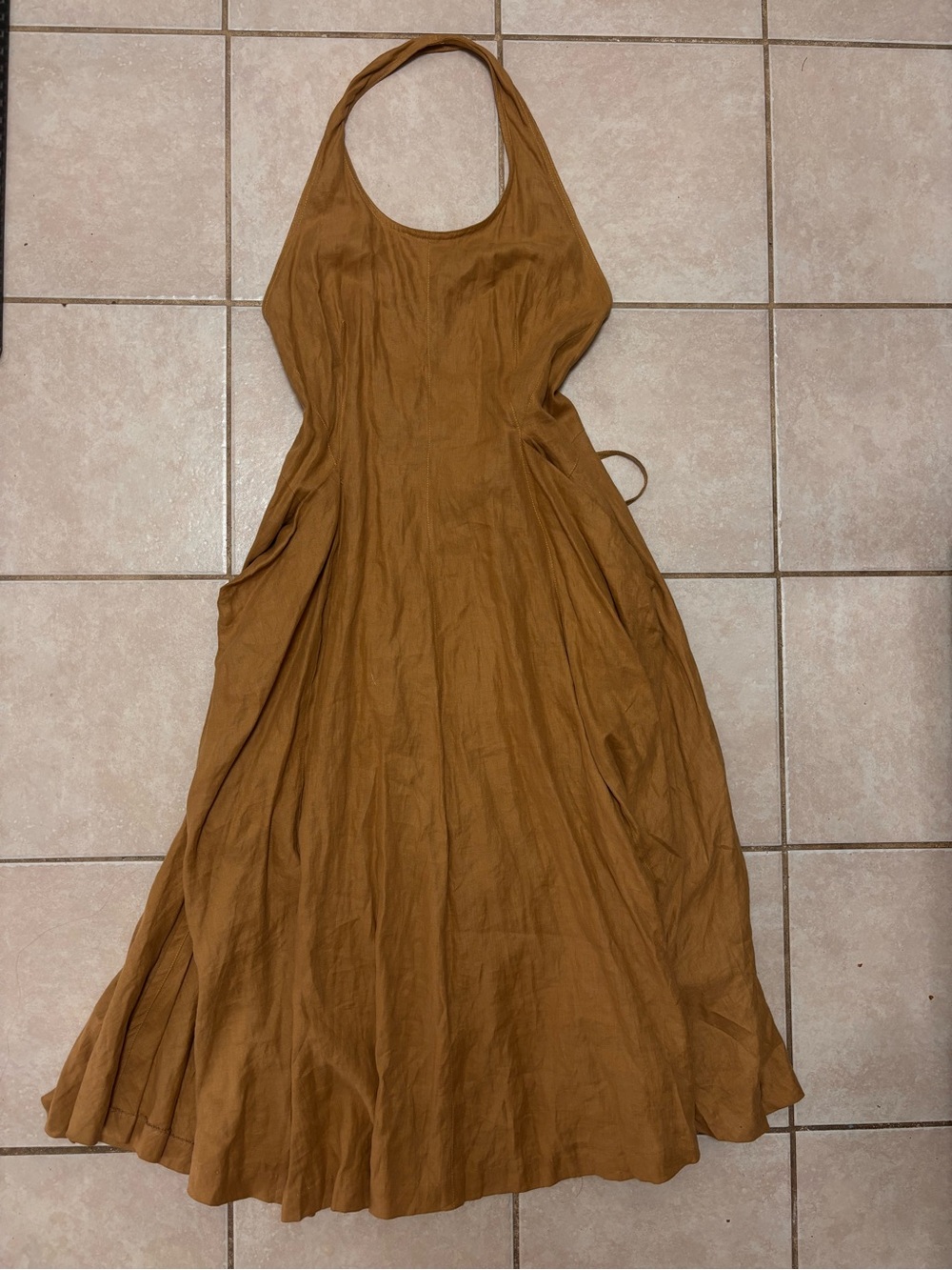 Infinitif  Halter Linen  Dress size 44